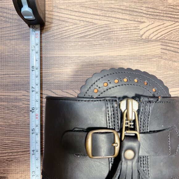 Penelope Chilvers Tassel Knee High Riding Boots Black Leather Women EU 39 / US 9 - Picture 14 of 15